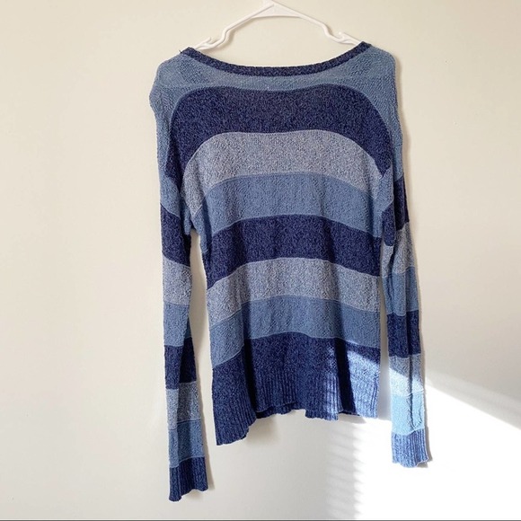 American Eagle knit sweater blue medium - Picture 3 of 7